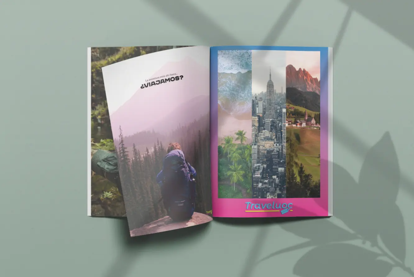 Diseño Editorial revista viajes